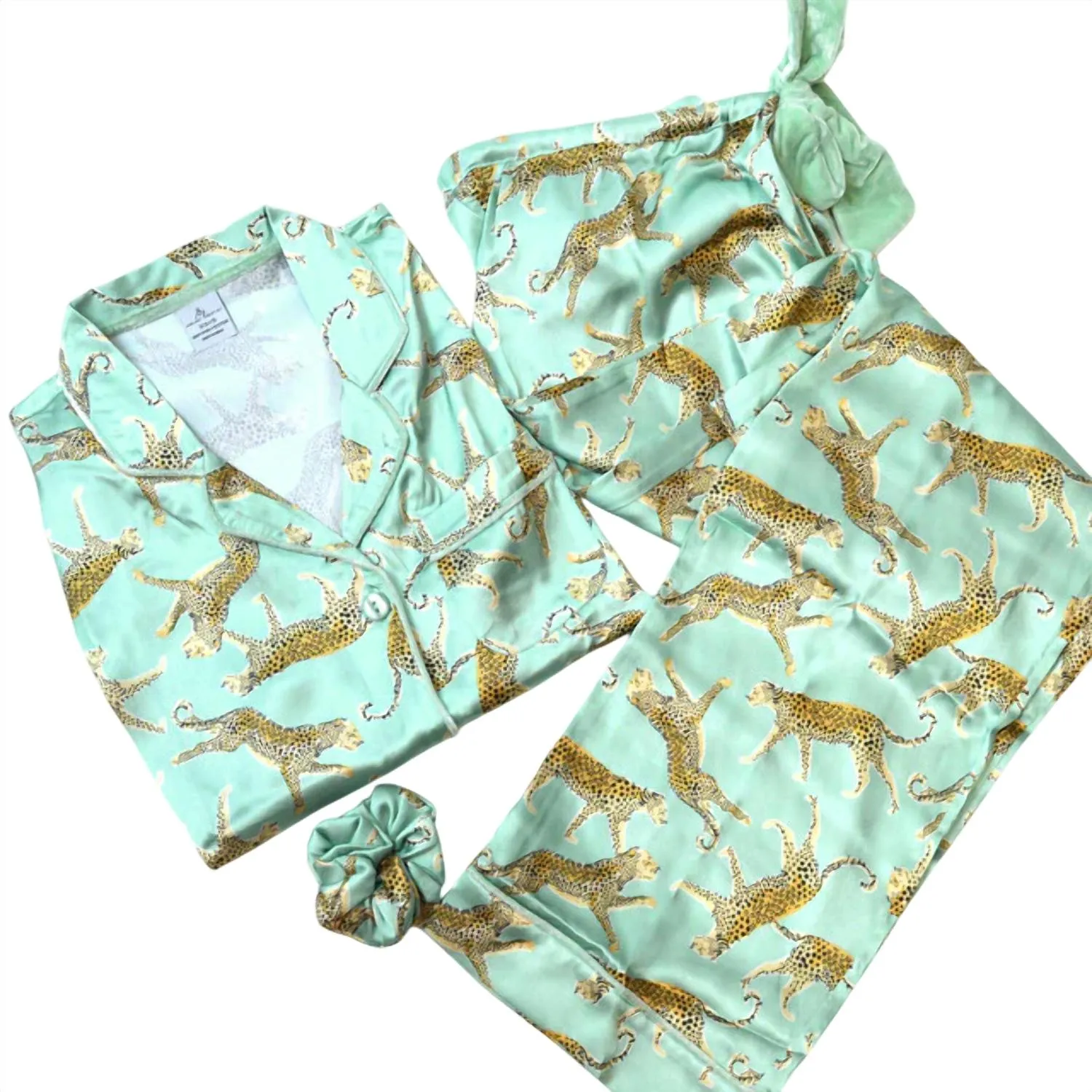 8 Oak Lane - Satin Pant Pajama Set