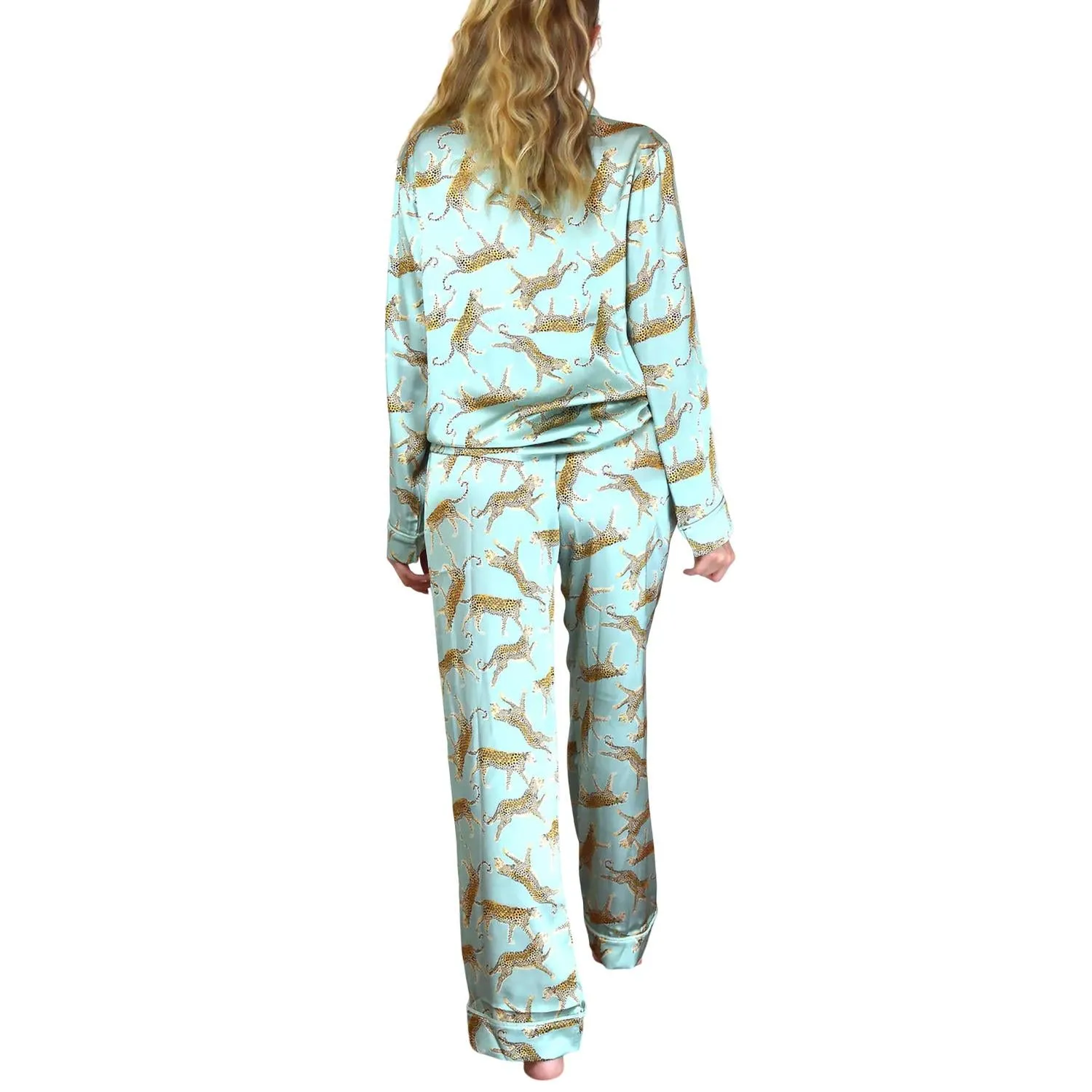 8 Oak Lane - Satin Pant Pajama Set