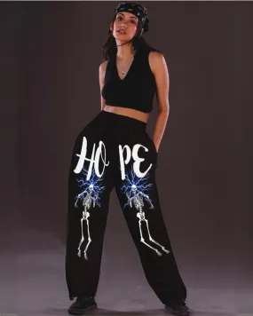 Black Adjustable Cargo Pants for Women - Thunder Hope