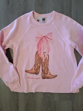 Boots and Bow Sweatshirt