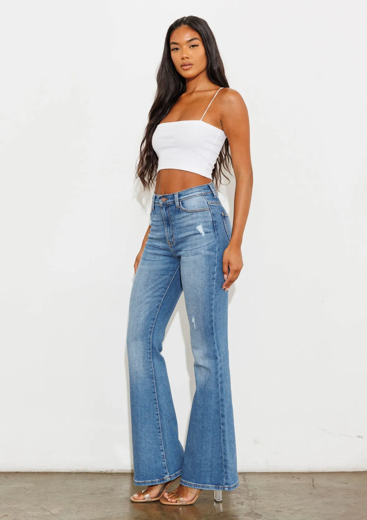 Calling My Name Bootcut Jeans - Vibrant MIU