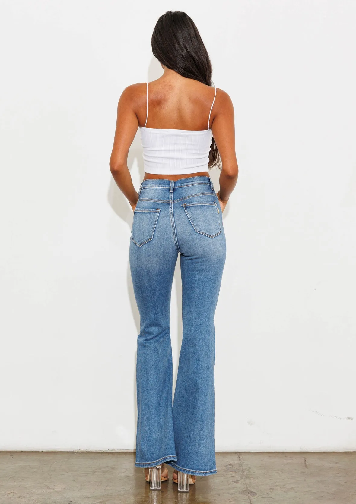 Calling My Name Bootcut Jeans - Vibrant MIU