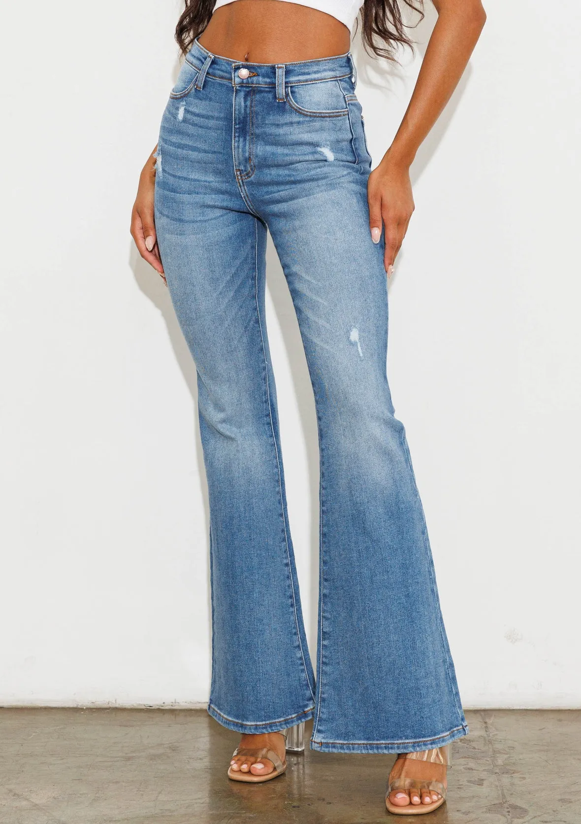 Calling My Name Bootcut Jeans - Vibrant MIU
