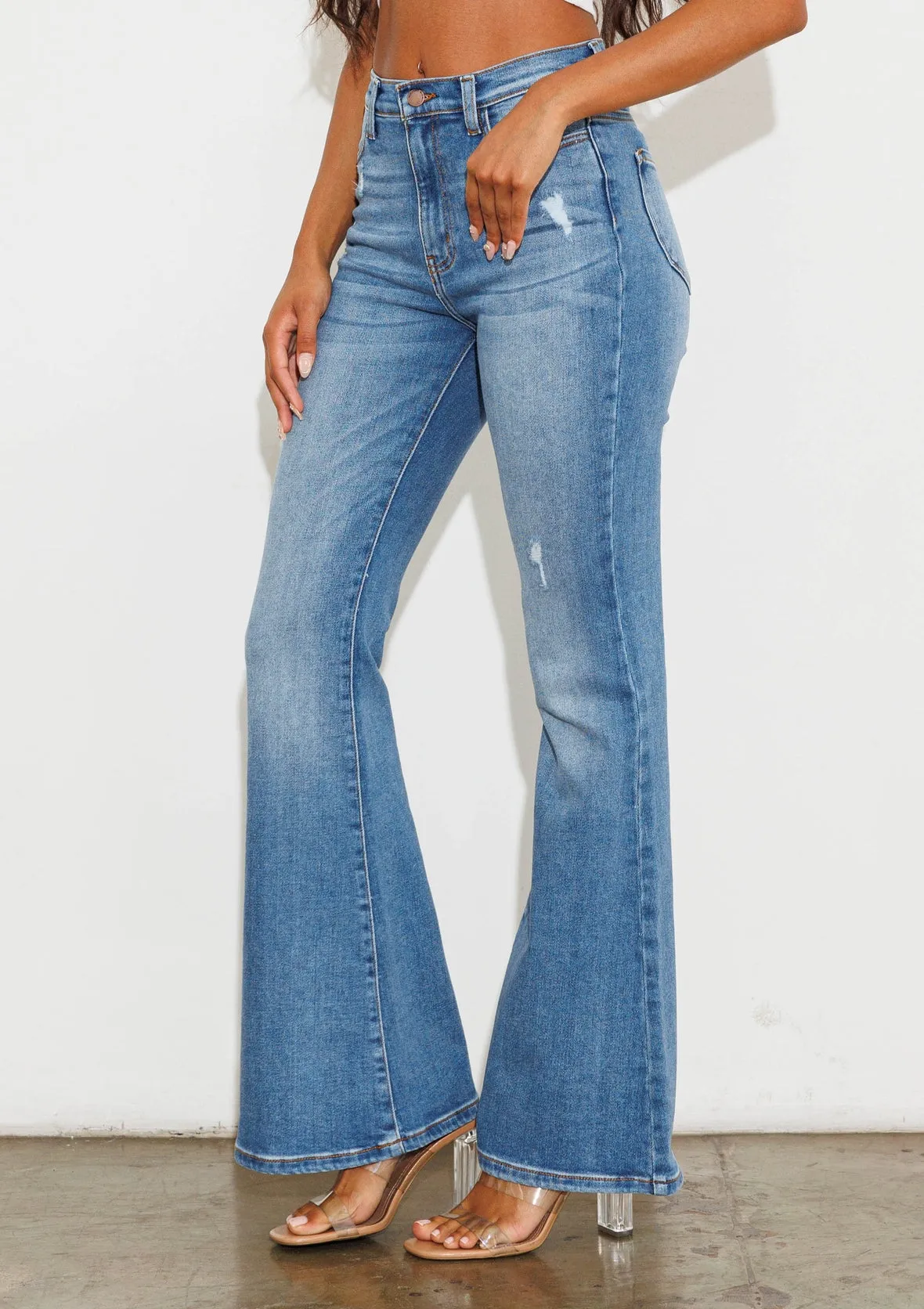 Calling My Name Bootcut Jeans - Vibrant MIU