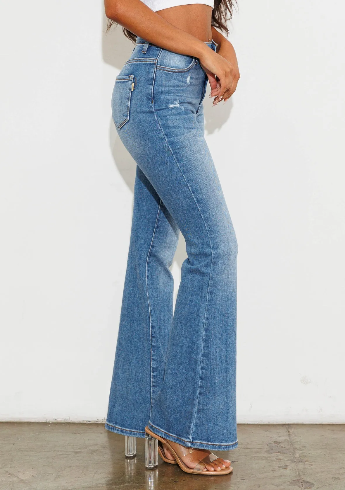 Calling My Name Bootcut Jeans - Vibrant MIU
