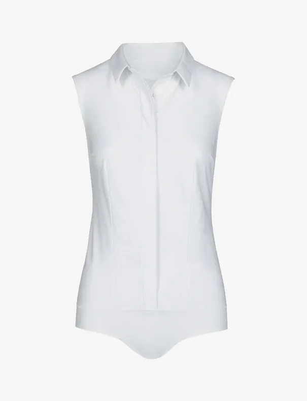 Commando | Classic Sleeveless Button Down Bodysuit