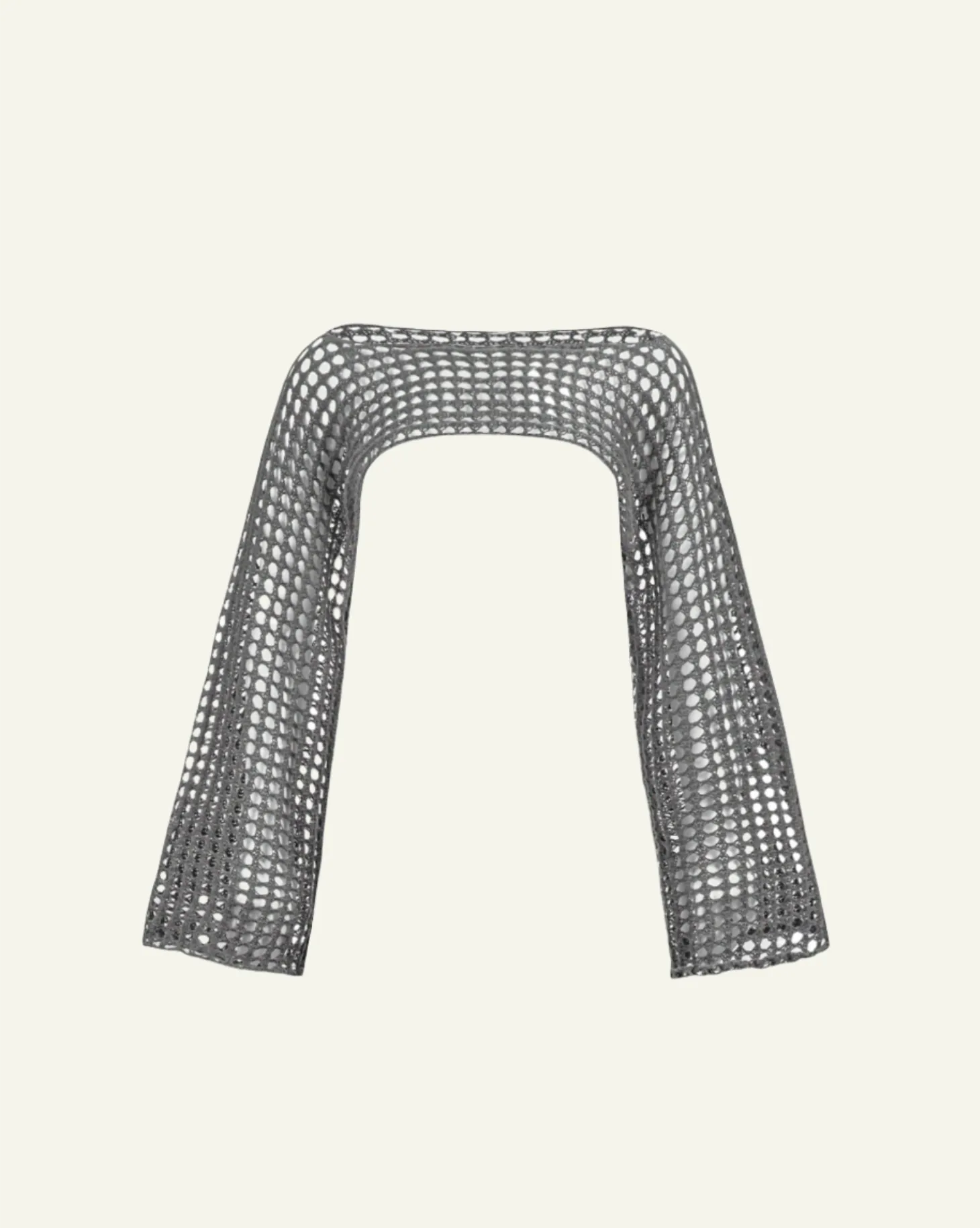 Cut Out Long Arms Fishnets Top