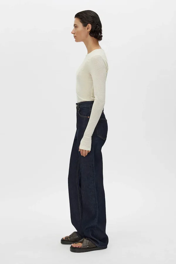 FIGUE LONG SLEEVE TOP - IVORY