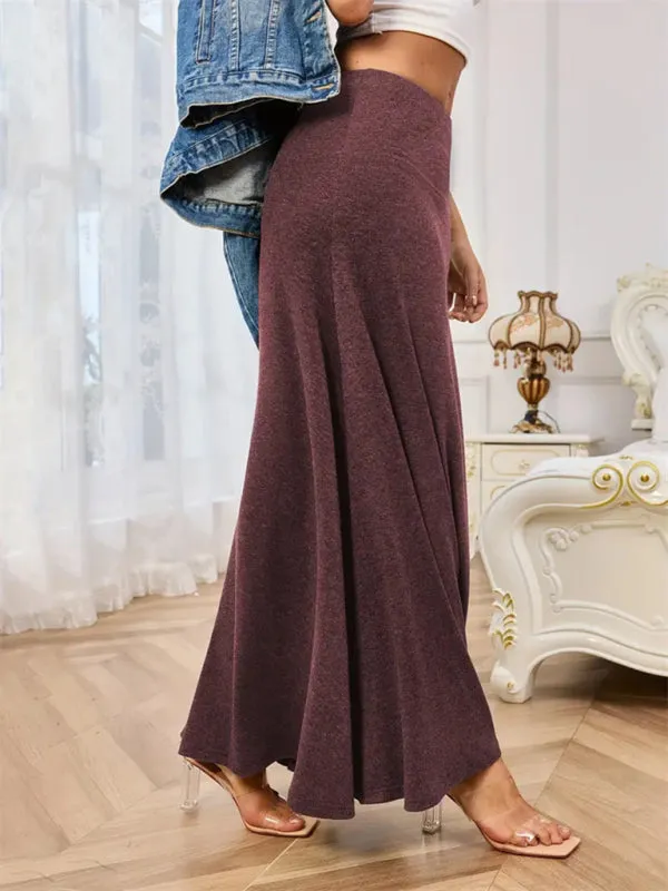 Flowy A-Line Maxi Skirt for Women
