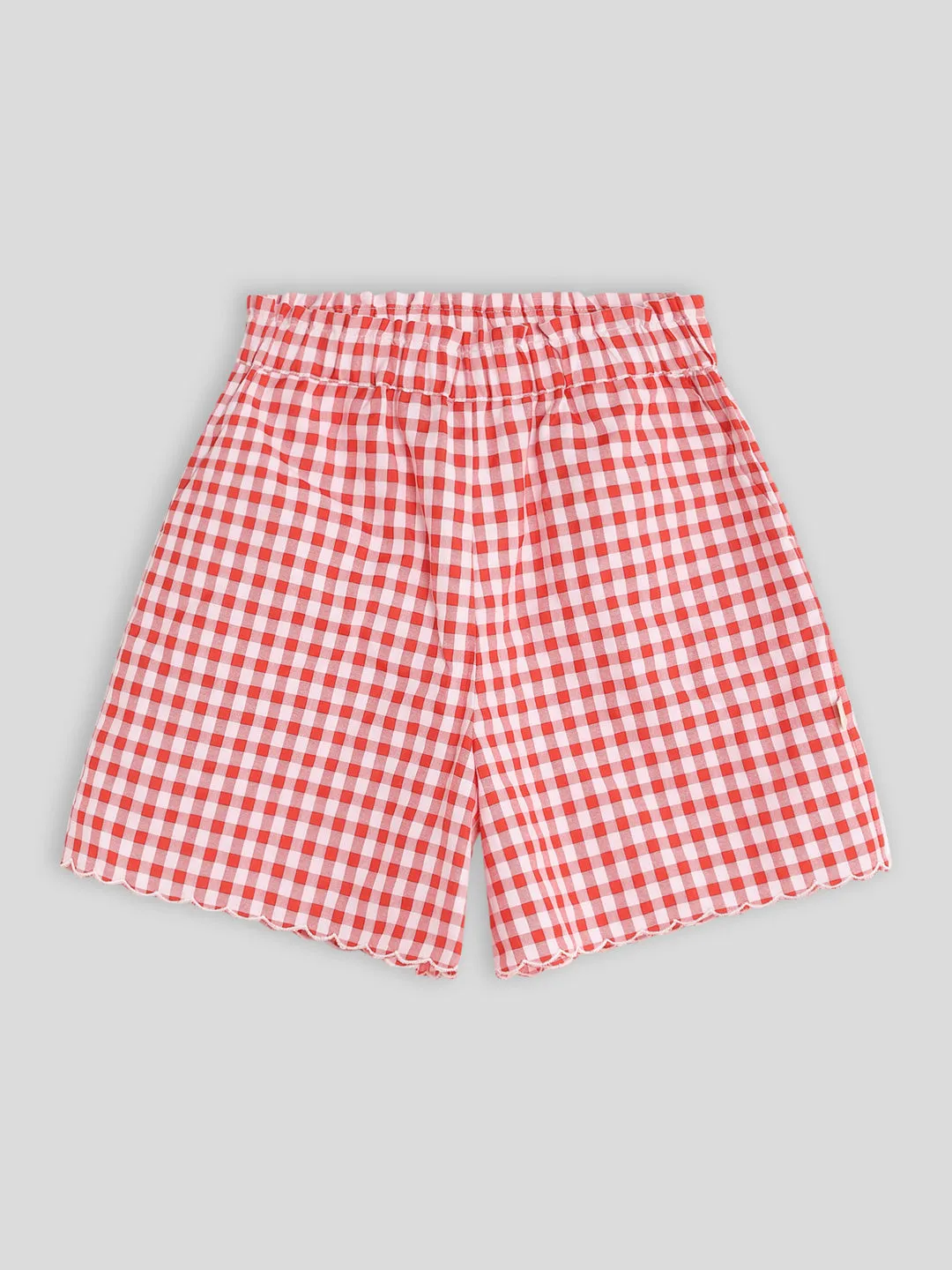 Fruity Gingham Top & Shorts Set