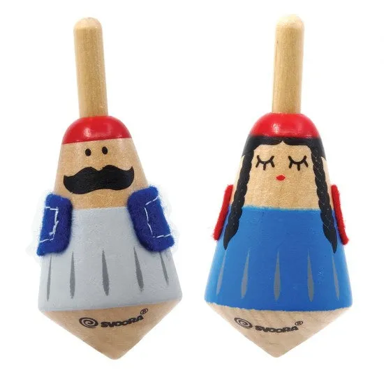 Greek Figure Spinning Tops- Tsolias & Karagouna