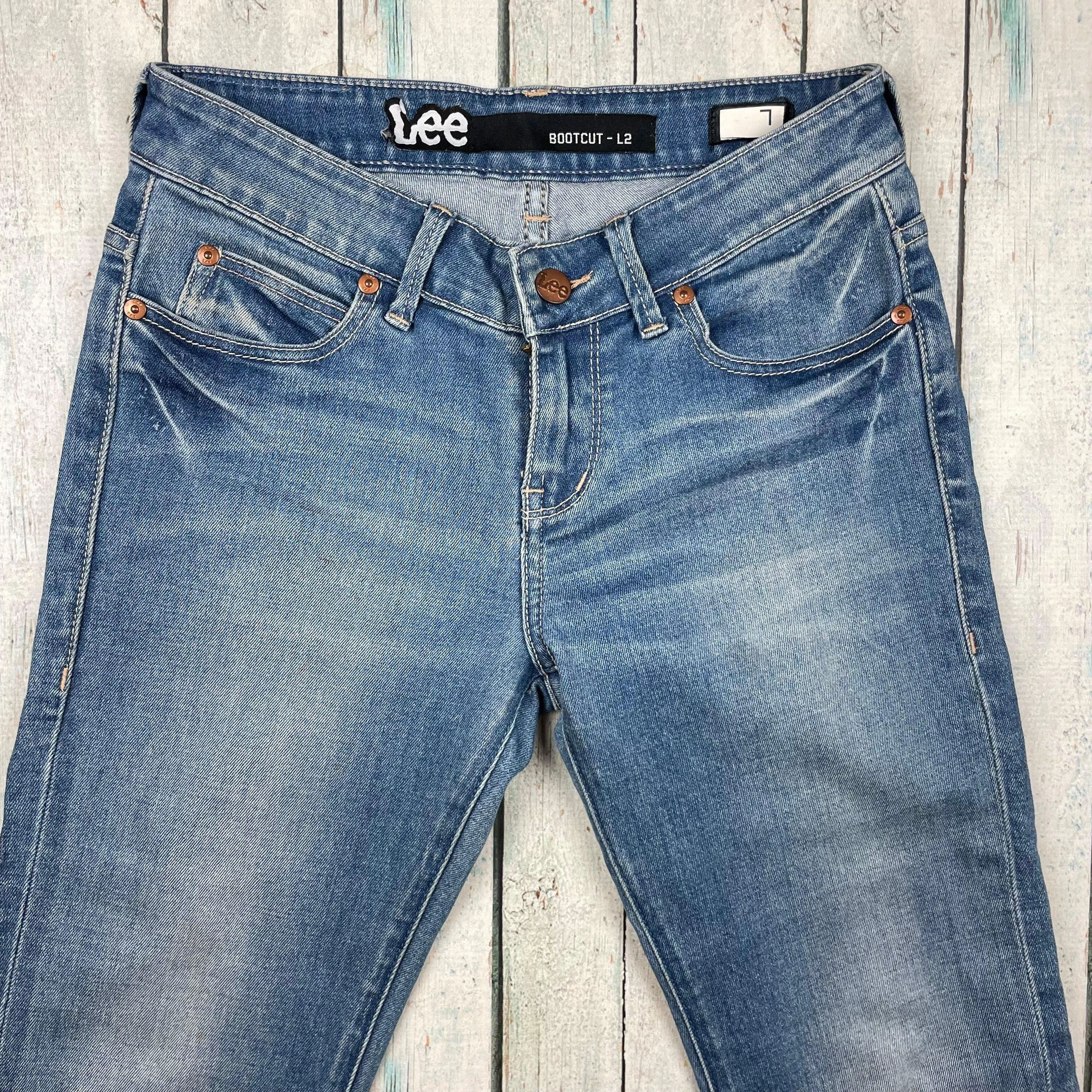 Lee Jeans Light Wash ' Bootcut L2 ' Stretch  Jeans- Size 7