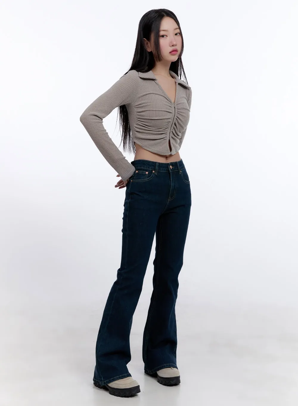 Tatiana Dark Bootcut Jeans CJ509