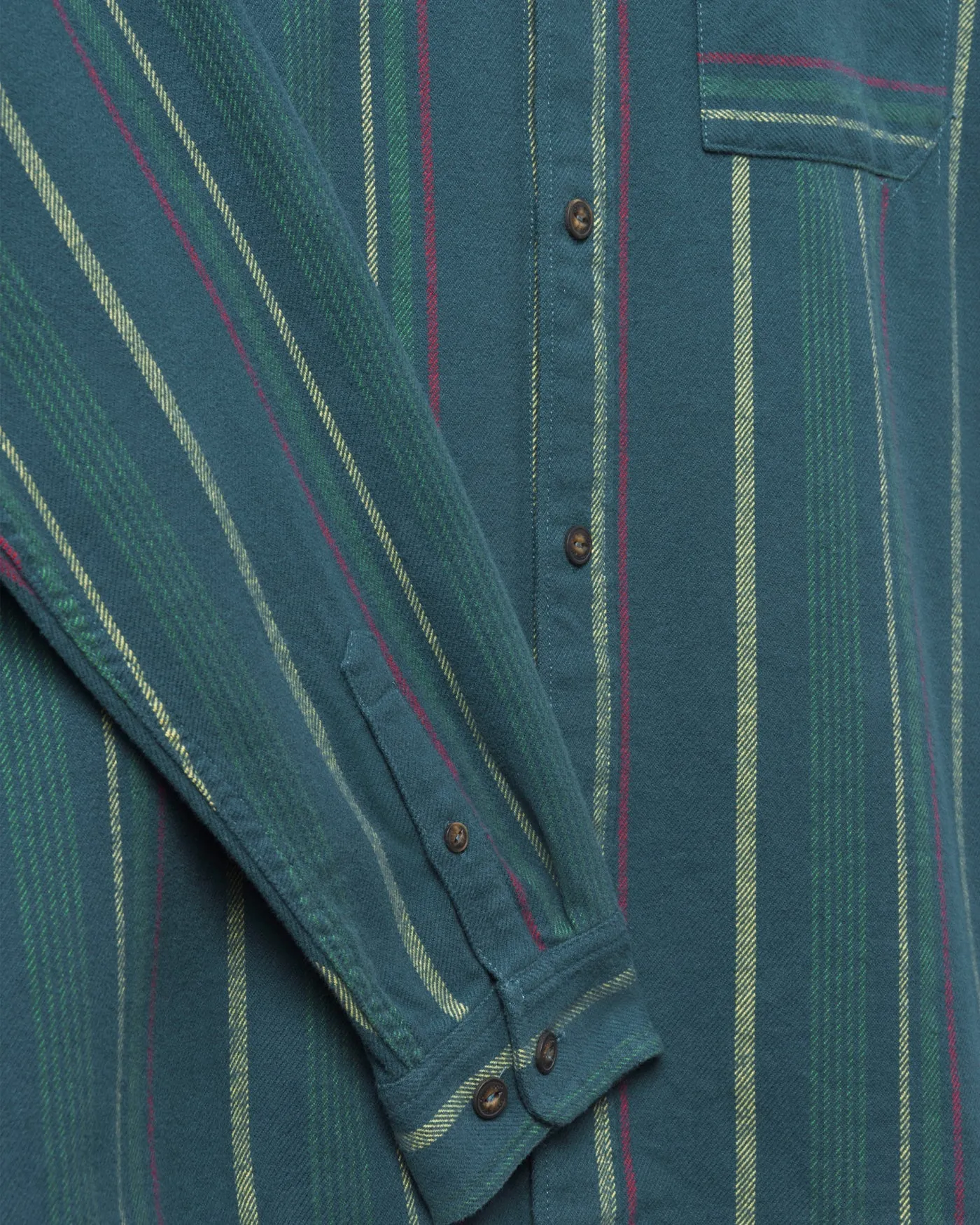 Unisex Multi Stripe Flannel Shirt